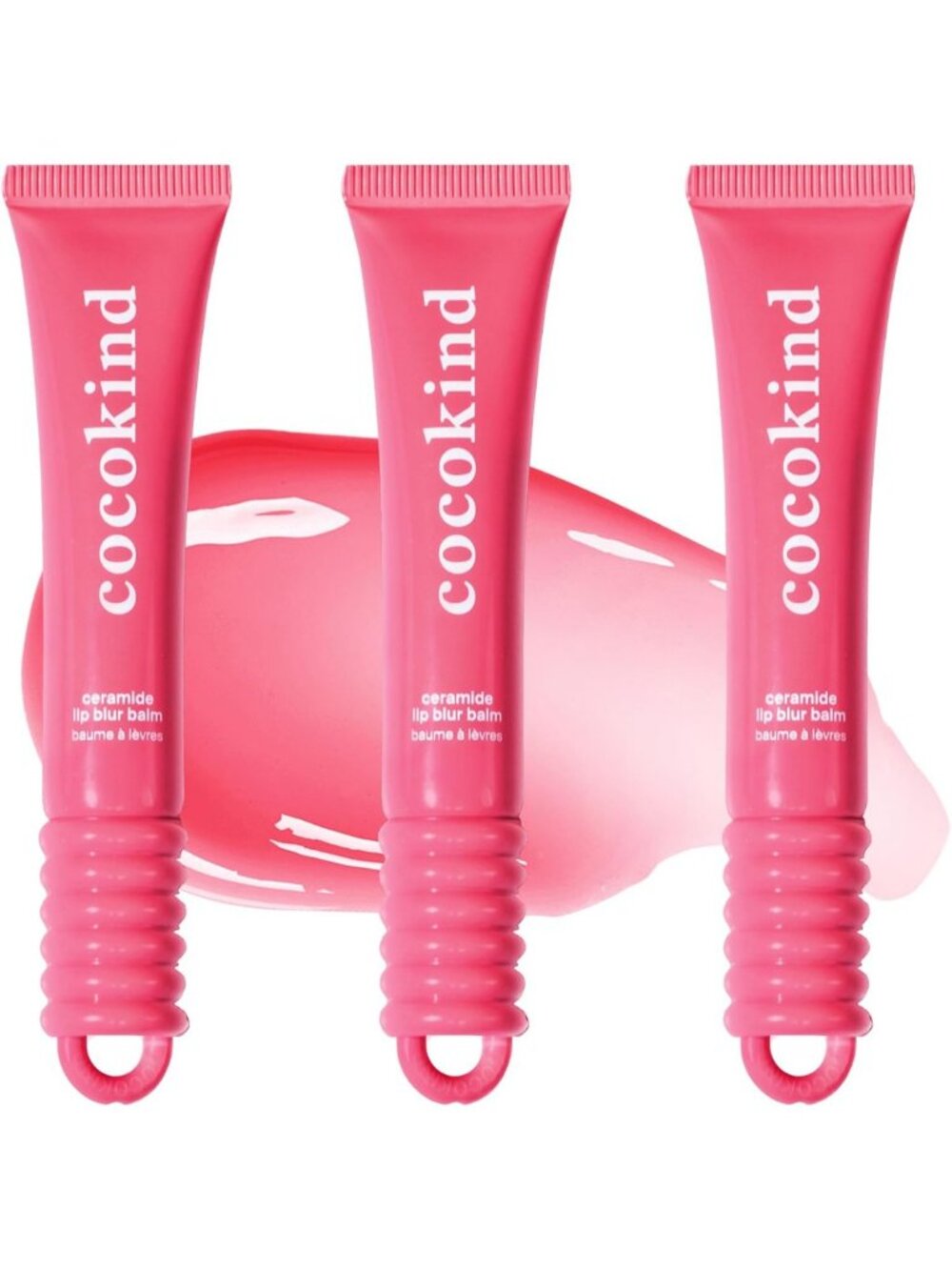 Moisturizing Lip Blur Balm Trio - Hydrating Color, Soft Finish, Hot Pink Shades